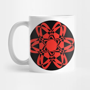 Muster red black Mug